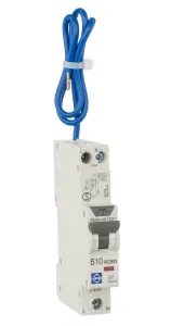 LEWDEN RCBO B10A 30mA 1MOD 1P + Solid N