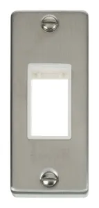 Single Architrave Plate & Aperture - White