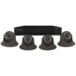 8CH 4MP 1TB 4 GREY DOME CAMERA KIT