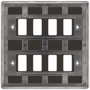 Frontplate, 8 Gang