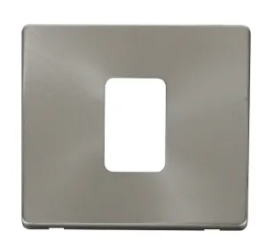 Definity - 50A 1 Gang Switch - Cover Plate - Brush