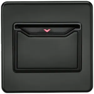 32A 1G Key Card Switch - Anthracite