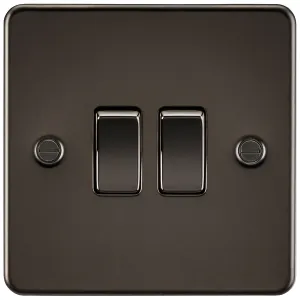 10AX 2G 2-way switch - Gunmetal