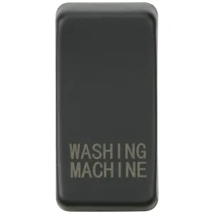 Switch cover "marked WASHING MACHINE" - anthracite
