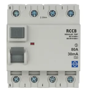 RCCB, 4P Type A