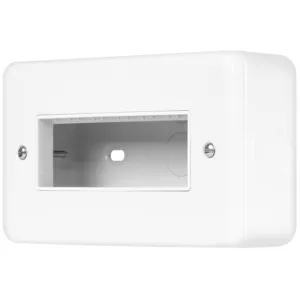 METAL CLAD PRO 2 GANG MINIGRID PLATE - 6 APERTURE