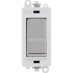 20AX Double Pole Switch Module - Polar White - Pol