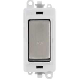 20AX Double Pole Switch Module - Polar White - Sta