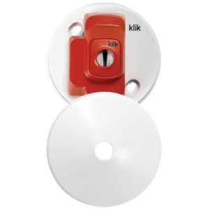 4 Pin Plug in Ceiling Rose White