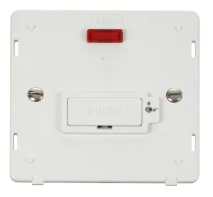 13A Fused Connection Unit With Neon (Lockable) Ins