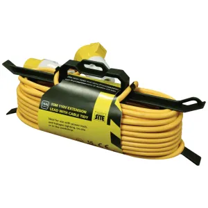 1G 15M 16A 110V IL EXT LEAD + CABLE TIDY