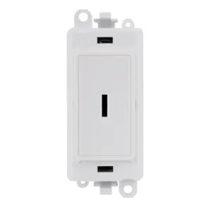20AX 2 Way Keyswitch Module - White