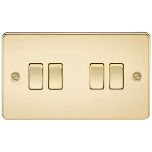10AX 4G 2-way Switch - Polished Brass