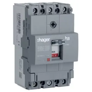 MCCB h3 x160 TM 3x40A 25kA