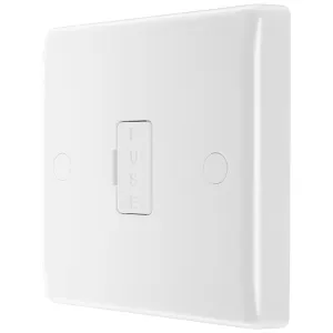 WHITE NEXUS MOULDED UNSWITCHED 13A FUSED CONNECTIO