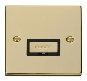 13A Fused 'Ingot' Connection Unit - Black