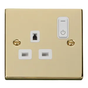 INGOT 13A 1G RF SMART SOCKET DECO BR WH