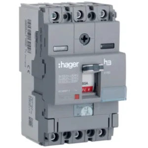 MCCB h3 x160 TM 3x80A 40kA