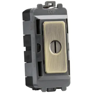 20AX DP key module - antique brass