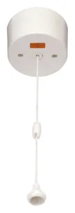 16A Double Pole Pull Switch with Neon