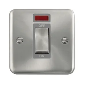 Deco Plus - 50A 1 Gang Double Pole Switch With Neo