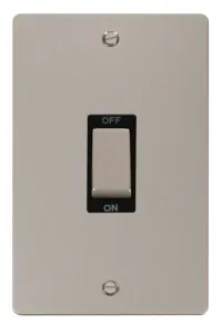 Define - 50A 2 Gang Double Pole Switch (Vertical)