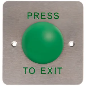 PUSH TO EXIT BUTTON MUSHROOM