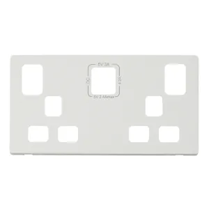 2G 13A SW SKT 4.2A A&C USB COVERPLATE MW