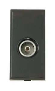 Single Female Coaxial - Black
