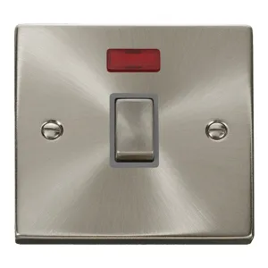 20A Ingot Double Pole Plate Switch With Neon