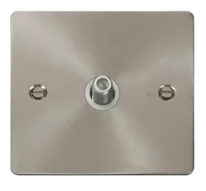 1 Gang Satellite Socket  - White