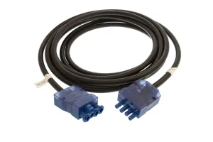 20A 4 POLE 2.5MM MALE TO FEM LSZH 5M BK