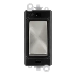 20AX 3 Position Retractive Switch Module - Black -