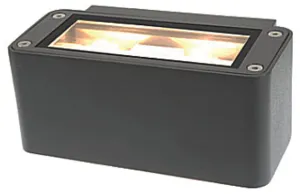 12W LED RECTANGLE DECORATIVE WALL LIGHT, BLACK, 30