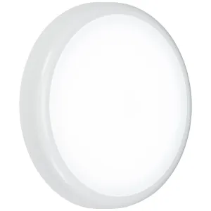 230V IP65 14W CCT Adjustable LED Bulkhead with Sen