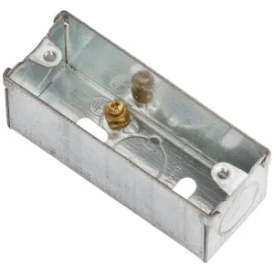 1G 27mm Architrave Galvanised Steel  Box