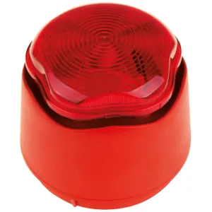 combined RED BANSHEE sounder + strobe