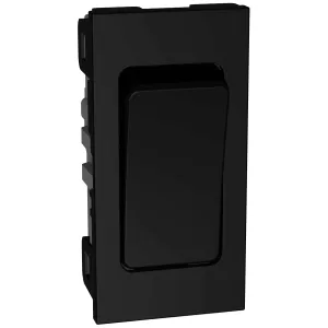 EURO MODULE 10AX INTERMEDIATE SWITCH - BLACK