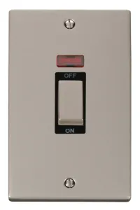 Deco - 50A 2 Gang Double Pole Switch With Neon (Ve