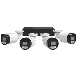 Rekor IP 24/7 IP PoE 2MP 4CH 4 Camera Bullet Kit 1