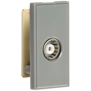 TV Outlet Module (PCB) 25 x 50mm - Grey