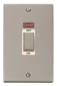 Deco - 50A 2 Gang Double Pole Switch With Neon (Ve