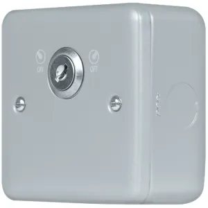 METAL CLAD PRO 20A DOUBLE POLE 1 GANG KEY LOCKABLE