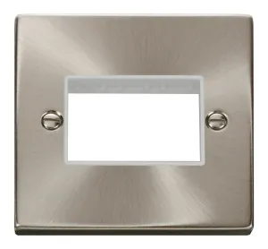 1 Gang Plate Triple Aperture - White
