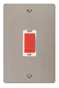 Define - 50A 2 Gang Double Pole Switch (Vertical)
