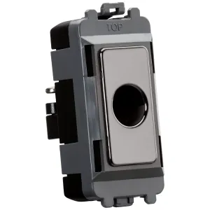 Flex outlet module (up to 10mm) - black nickel