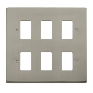 Frontplate, Deco 6 Gang