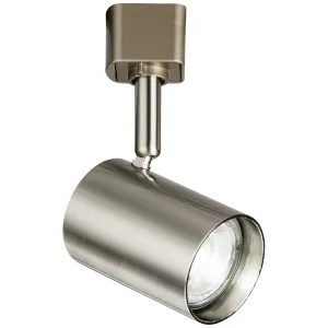 230V GU10 Track Spotlight - Brushed Chrome