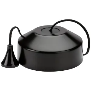 10AX 2-way Pull Cord Switch - Matt Black