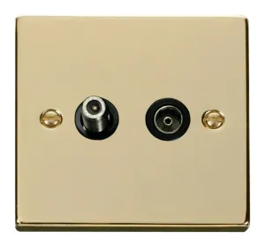 1 Gang Satellite & Isolated Coaxial Socket Outlet